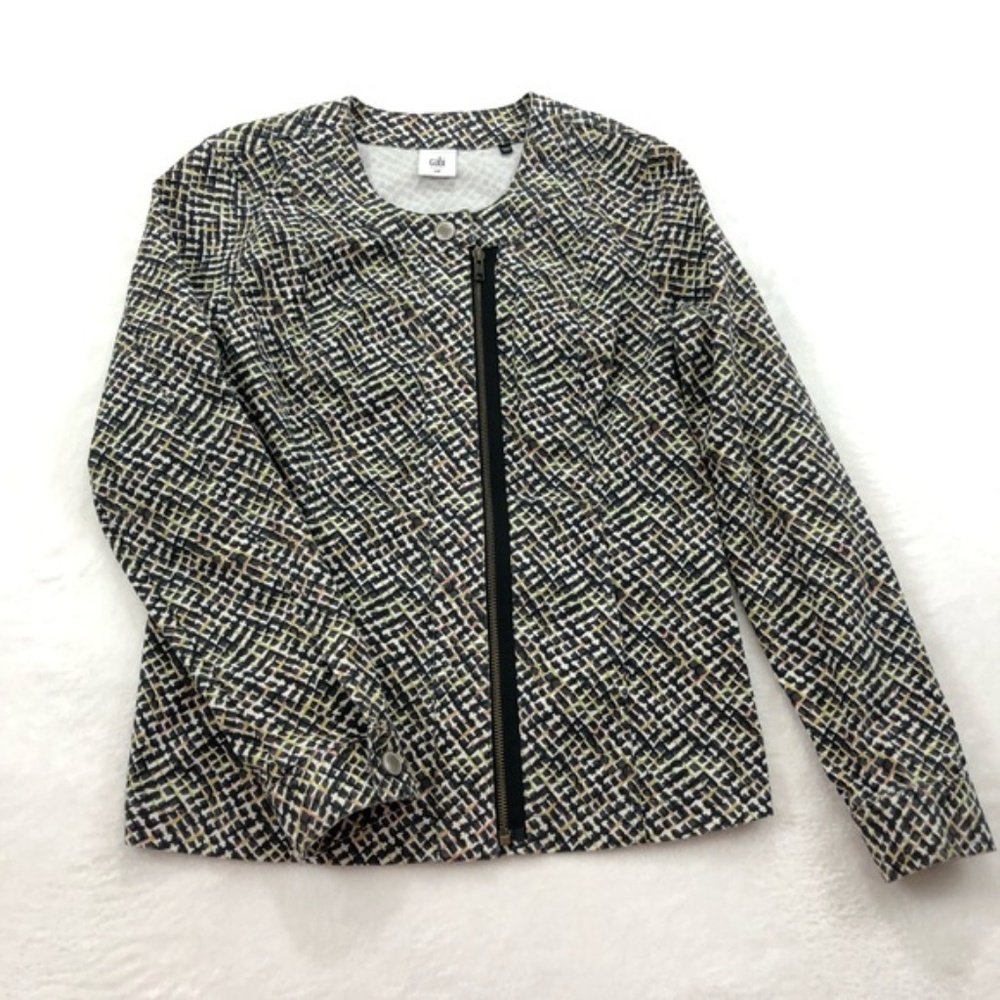 Cabi Cliffside Moto Zippered Jacket Size L